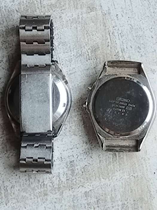 MENS SEIKO KINETIC AND CITIZEN GN-4-S WATCH CASINGS