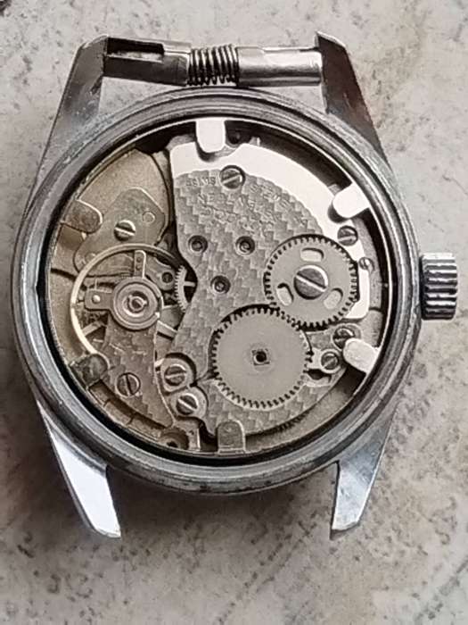 MENS VINTAGE SWISS NIVADA 17 JEWELS MANUAL WIND WATCH - UNTESTED SELLING FOR SPARES OR REPAIRS