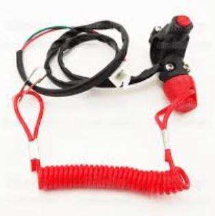 Safety cutoff, stop switch with deadman cut off