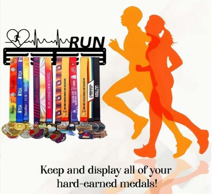 Medal Display Rack | Hanging Organizer for Running Medals - Unique Gift