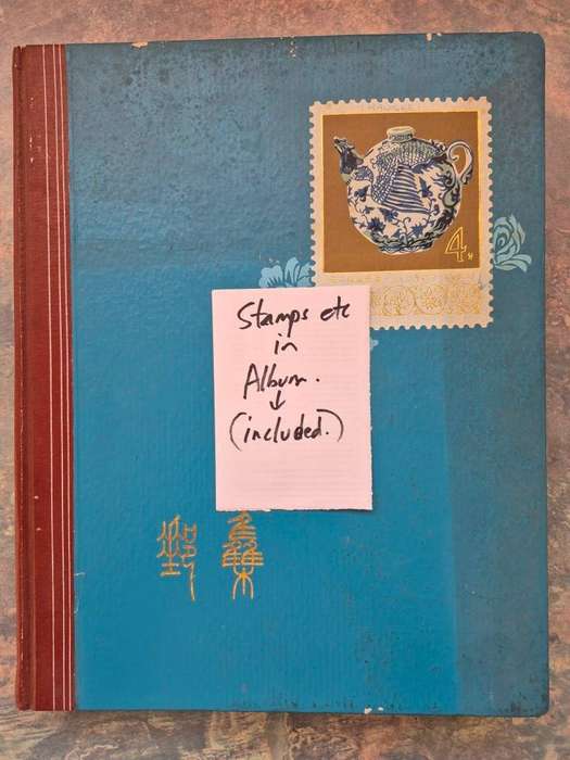 Stamps in Album (Lota017)