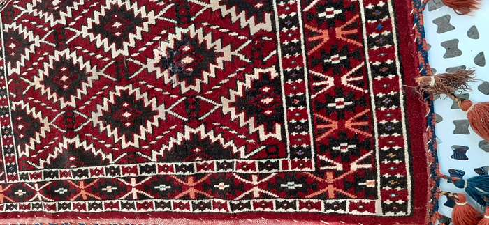 VINTAGE PERSIAN TASSELED WALL HANGING