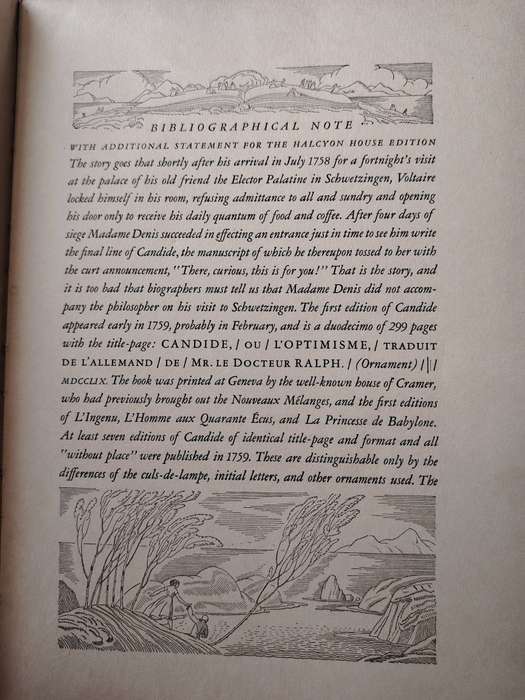 C A N D I D E  by Jean Francois Marie  Arouet de Voltaire