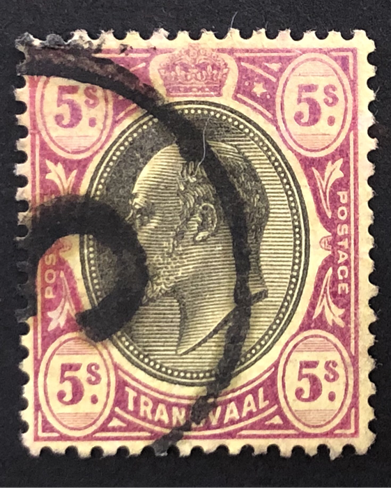 TRANSVAAL EDWARD VII FIVE SHILLINGS