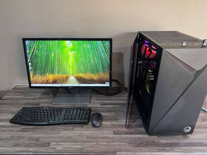12th Gen i7 Liquid Cooled Gaming Computer with 8Gb RTX 3050 16GB Memory and 512Gb SSD