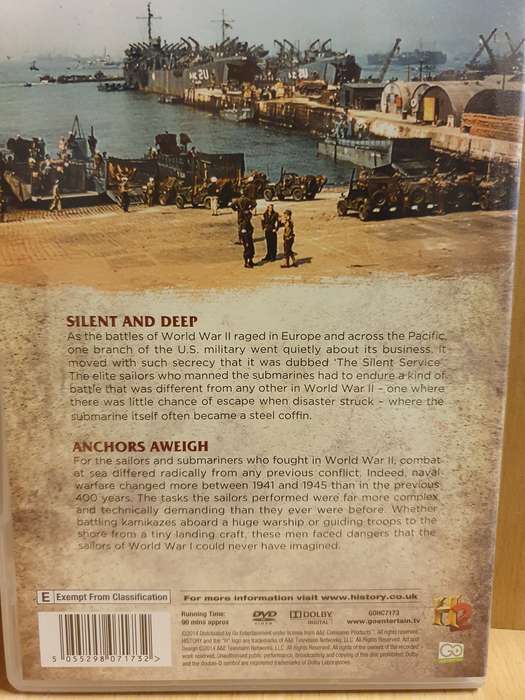 World War II in Colour - Silent and Deep & Anchors Aweigh - Dvd