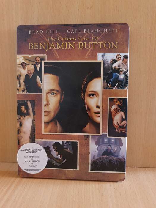 The Curious Case of Benjamin Button - Dvd (Brad Pitt) 2 discs - In a metal case