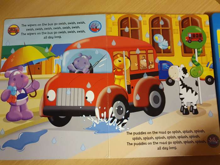 The Wheels on the Bus - Board Book