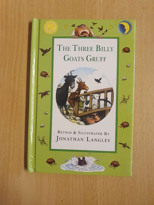 The Three Billy Goats Gruff Retold & Illustrated by Jonathan Langley (Hardcover)