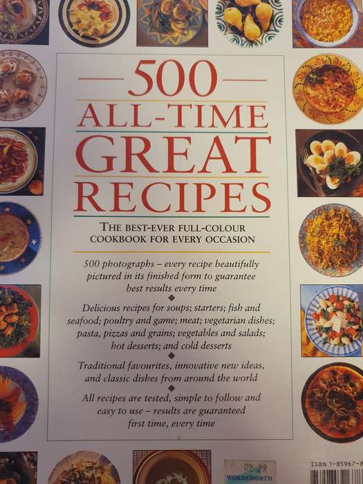 500 All-Time Great Recipes (Paperback)