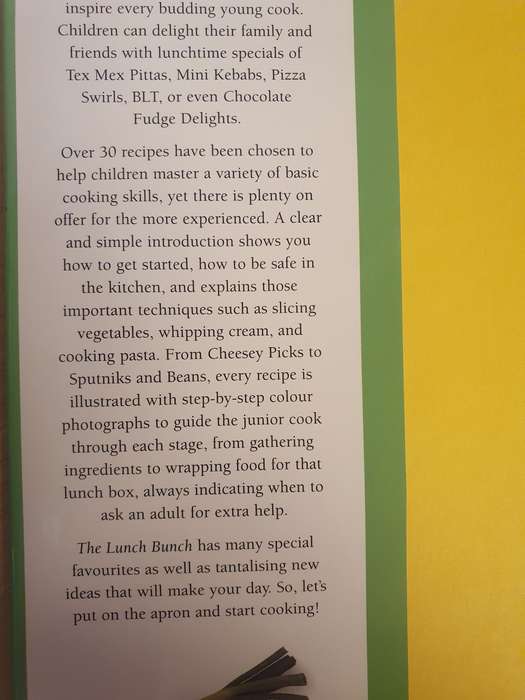 Kid`s Kitchen - The Lunch Bunch (Lunch Box Ideas for Junior Chefs) Gina Steer (Hardcover)