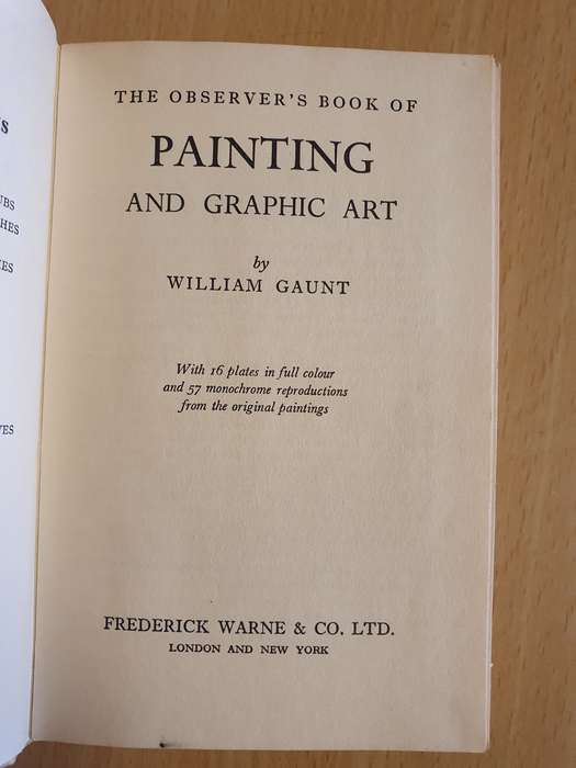 The Observer`s Book of Painting and Graphic Art  (Hardcover)