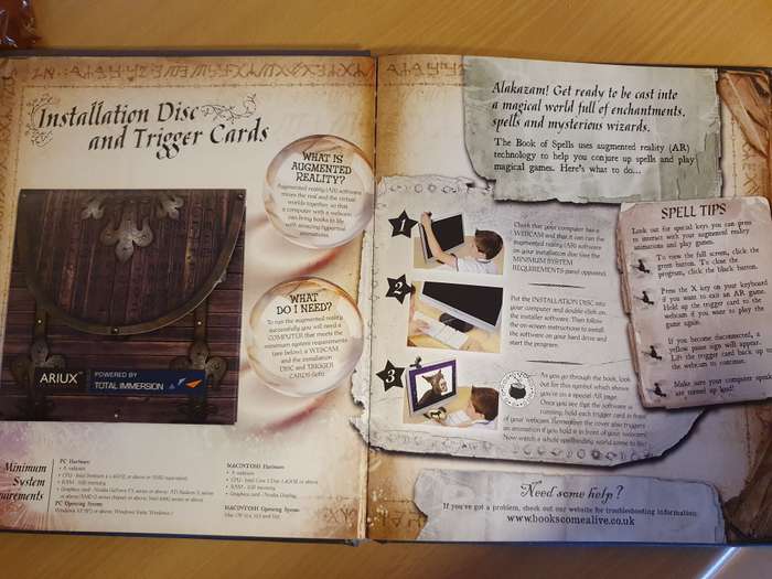 The Book of Spells (A 3D Virtual Pop-Up Book) Hardcover