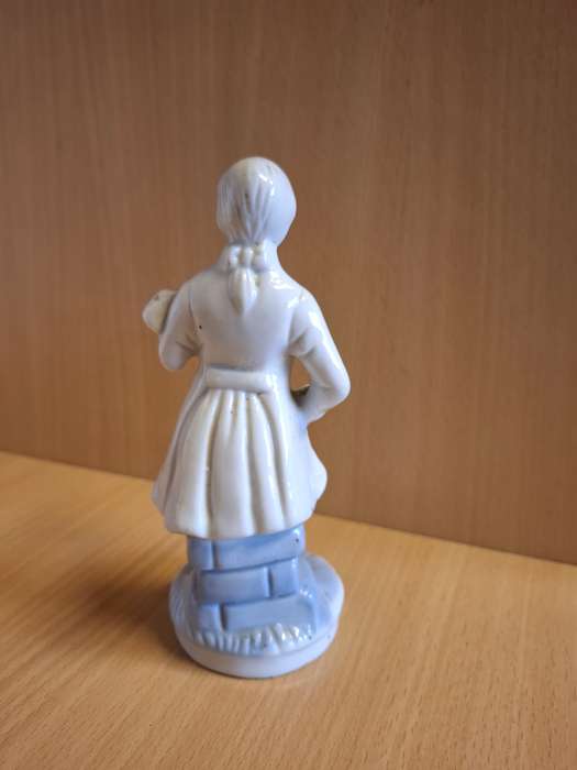 Blue & White Male Figurine - height 15cm width 6cm