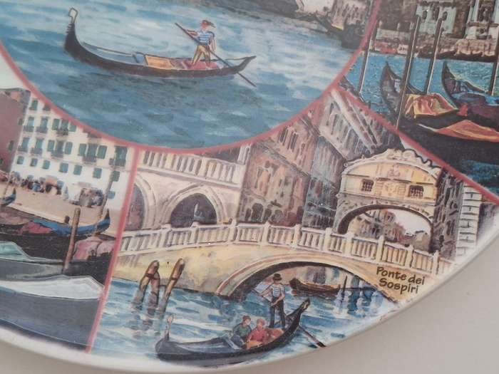 Souvenir Wall Plate - Venezia - 27cm
