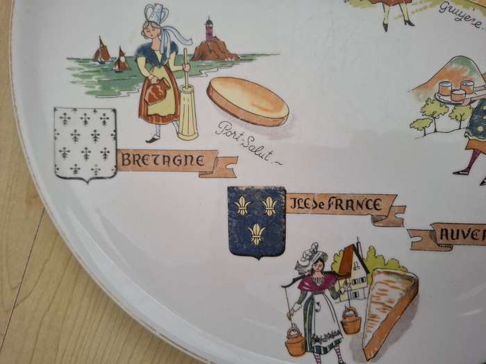 Souvenir Wall Plate - France - 28cm