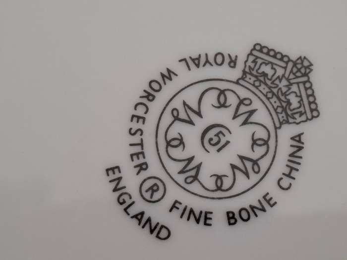 Round Royal Worcester Pin Dish - width 10cm