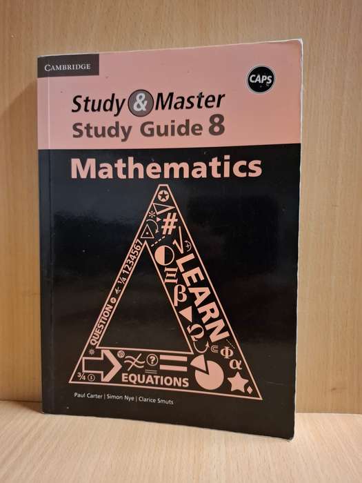 Cambridge - Study & Master Study Guide 8 - Mathematics: Paul Carter, Clarice Smuts (Paperback)