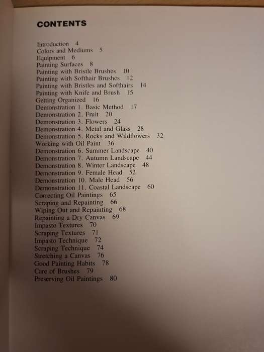 Oil Painting by Wendon Blake  (Paperback) The Artist`s Painting Library