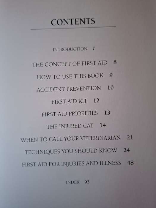 First Aid for Cats : Tim Hawcroft  (Paperback)
