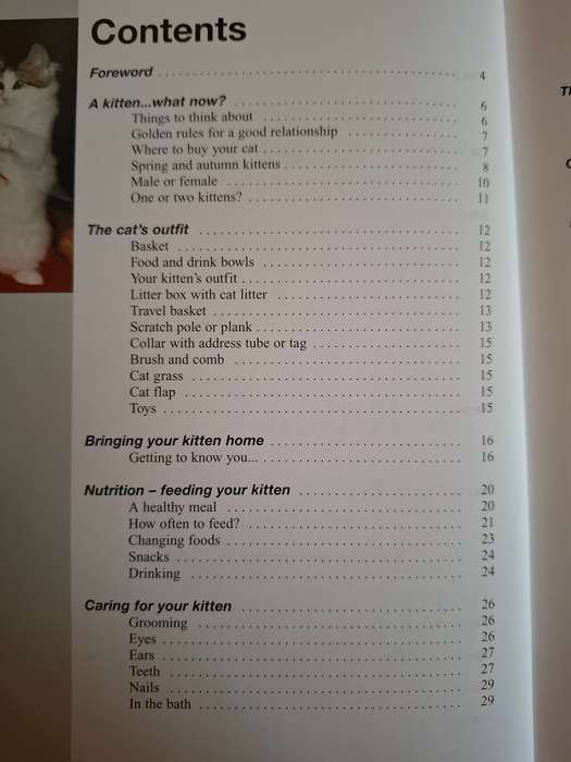 The Kitten - A Guide to Selection, Housing, Care, Nutrition, Behaviour, Health, Breeding and Species