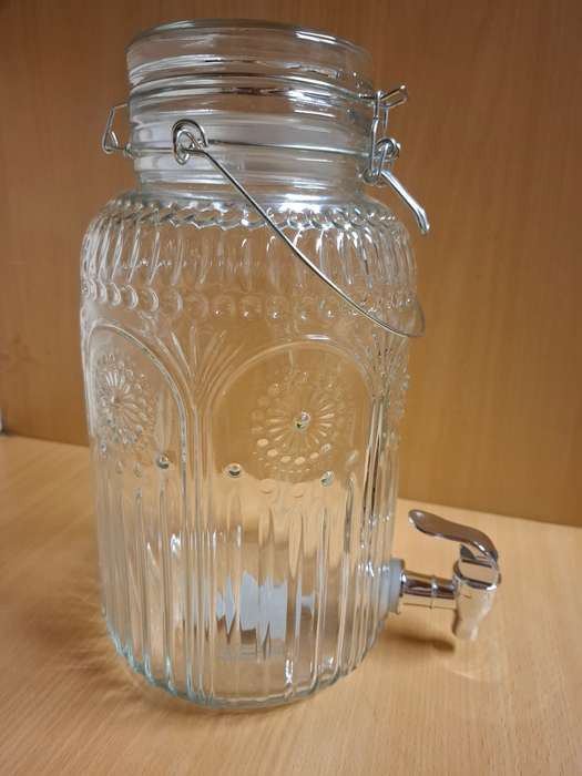 Glass 4 Litre Juice/Water Dispenser