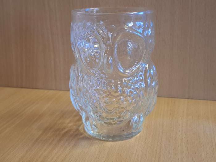 Glass Owl Drinking Glass