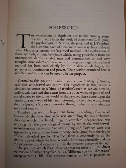 Experiment in Depth - A Study of the Work of Jung, Eliot and Toynbee by P.W. Martin (Paperback)