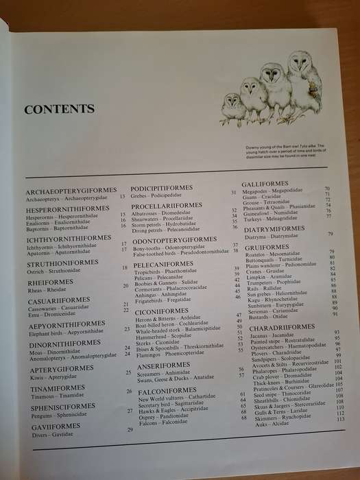 Bird Families of The World - Consultant Editor : Dr. C.J.O. Harrison  (Hardcover)