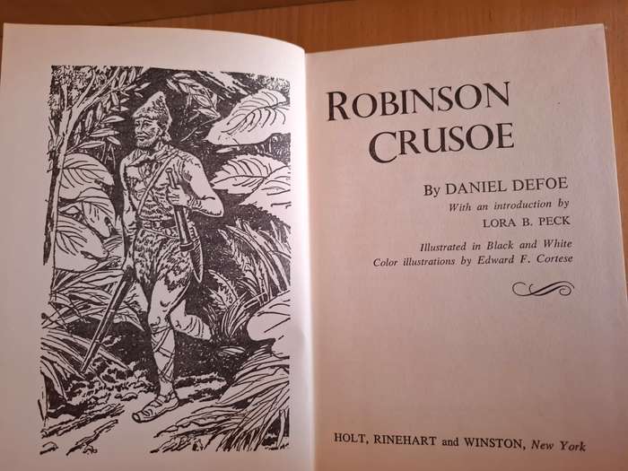 The Children`s Classics - Robinson Crusoe by Daniel Defoe  (Hardcover)