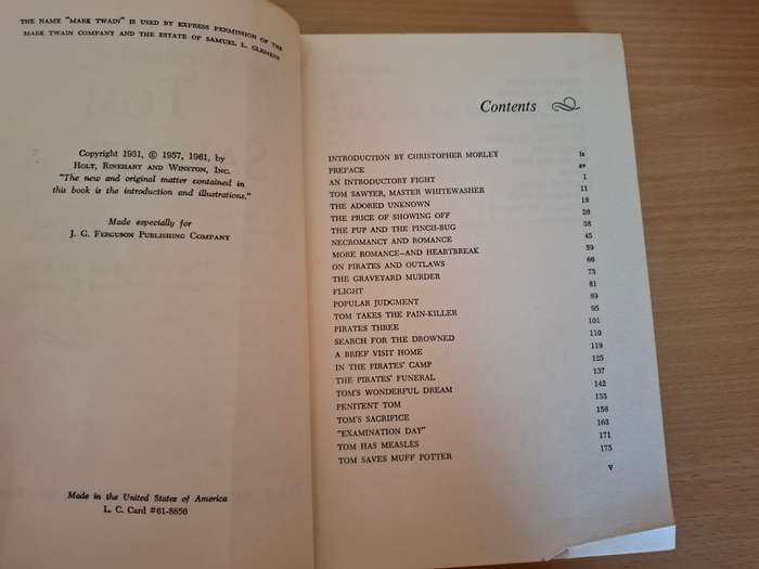 The Children`s Classics - The Advetures of Tom Sawyer : Mark Twain  (Hardcover)