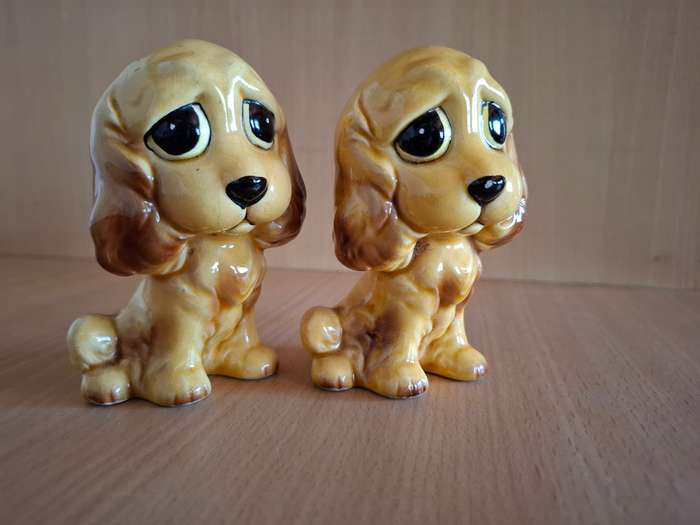 Dog Figurine Salt & Pepper Set