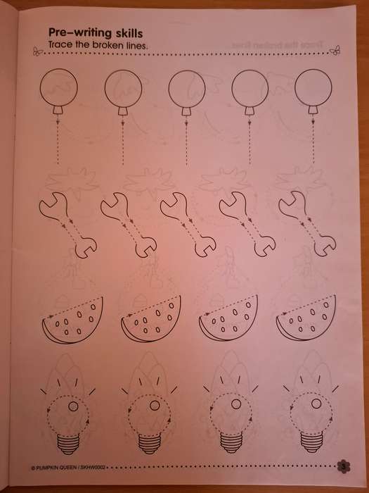 Home Workbook - ABC  (Ages 3-6) (Rre-writing skills, Beginning writing, Vocabulary building)