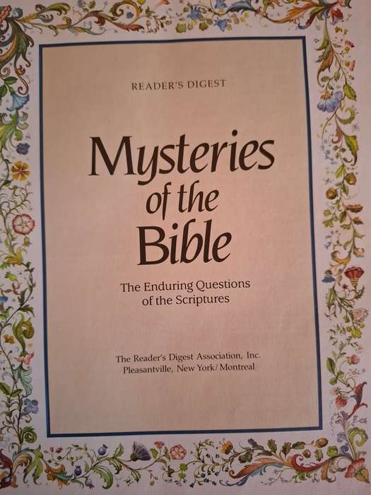 Reader`s Digest - Mysteries of The Bible (The Enduring Questions of the Scriptures) Hardcover