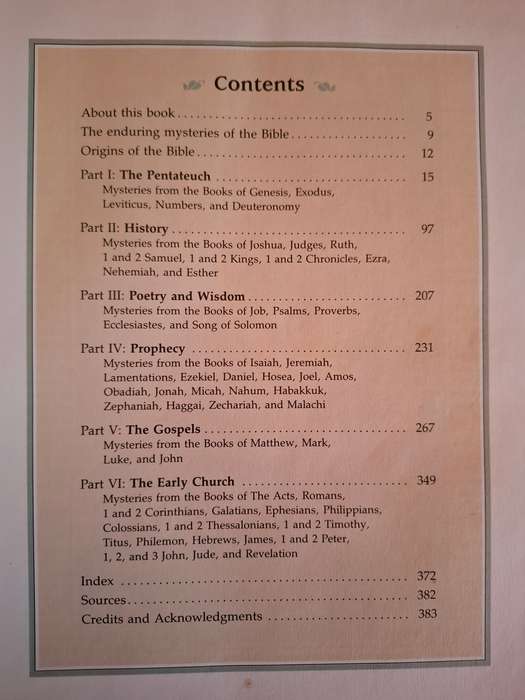 Reader`s Digest - Mysteries of The Bible (The Enduring Questions of the Scriptures) Hardcover