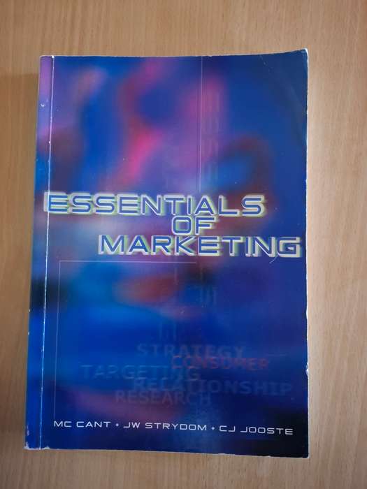 Essentials of Marketing : MC Cant, JW Strydom, CJ Jooste