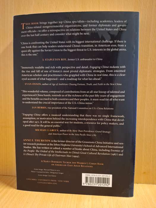 Engaging China - Fifty Years of Sino-American Relations Edited by Anne F. Thurston (Paperback)