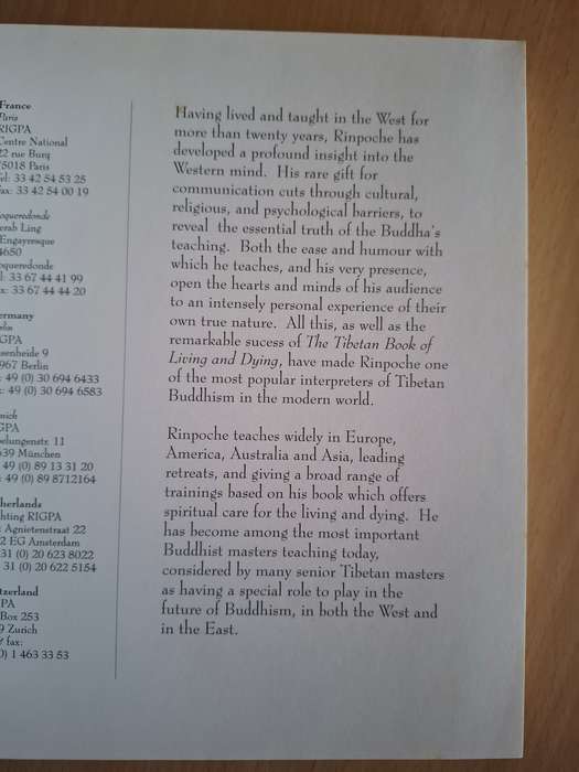 The Tibetan Book of Days - A Journal with thoughts from Sogyal Rinpoche (Hardcover)