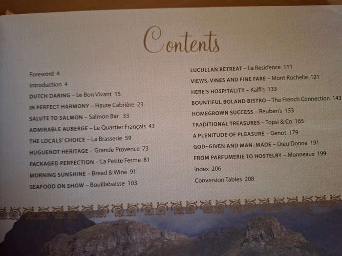 Franschoek Food : Myrna Robins  (Hardcover)