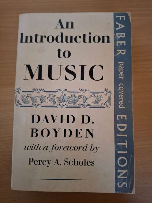 An Introduction to Music : David D. Boyden  (Paperback)