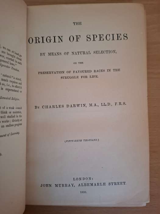 The Origin of Species : Charles Darwin