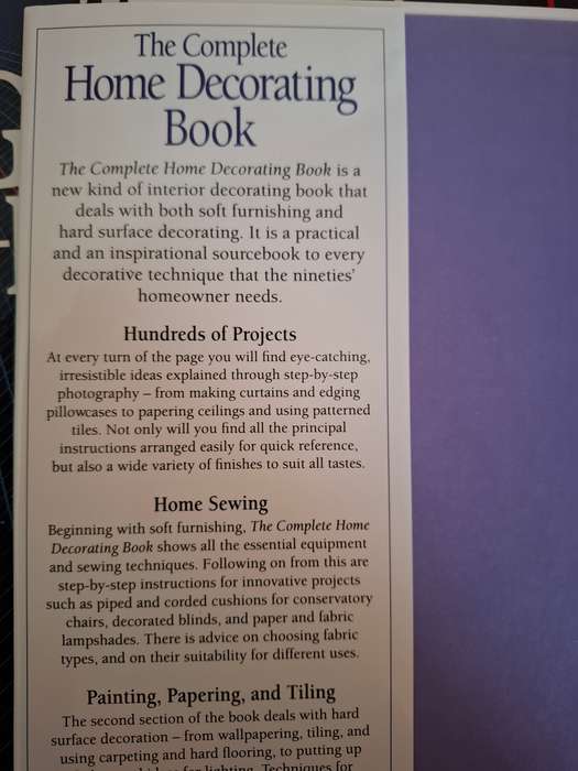 The Complete Home Decorating Book : Nicholas Barnard  (Hardcover)
