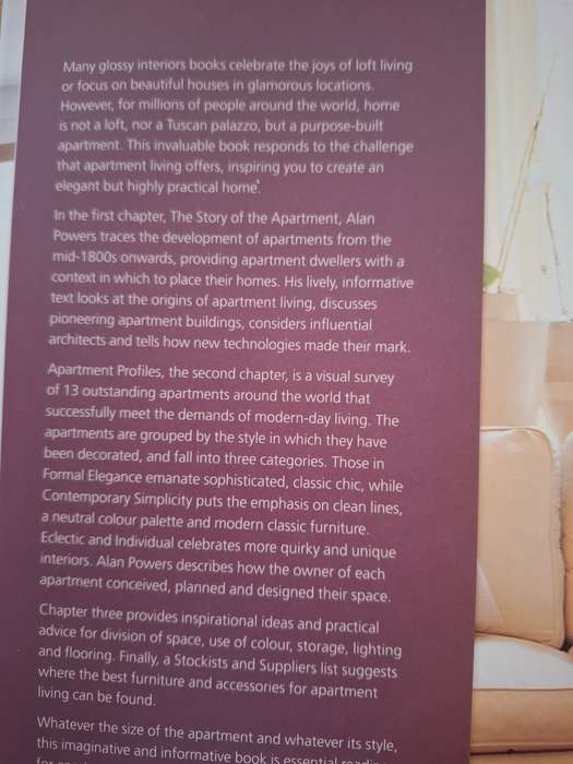 Apartment - Stylish solutions for apartment living : Alan Powers  (Hardcover)