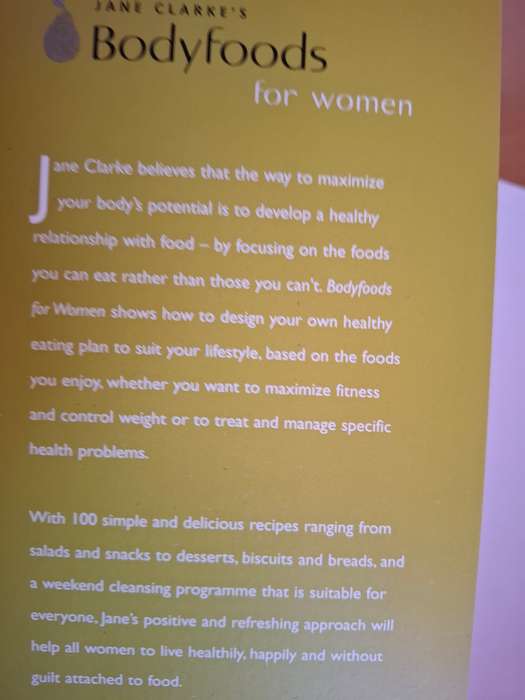 Jane Clarke`s Body Foods for Women (Paperback)