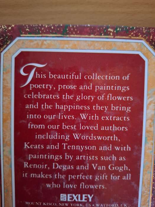 Flowers - A Celebration in Words and Paintings selected by Helen Exley (Hardcover)