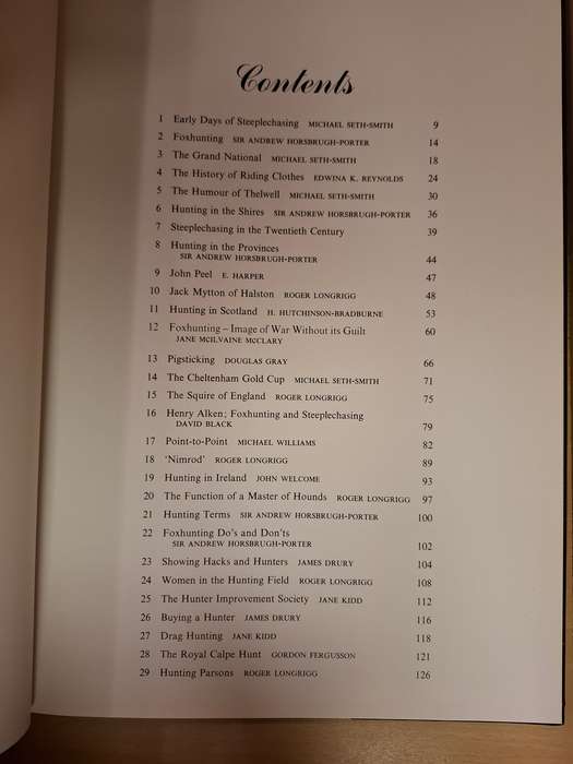 Steeplechasing & Foxhunting Edited by Michael Seth-Smith  (Hardcover)