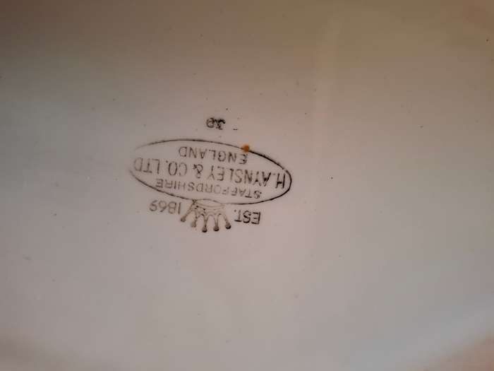 Vintage Rose Pattern Platter - 30cmx 23cm