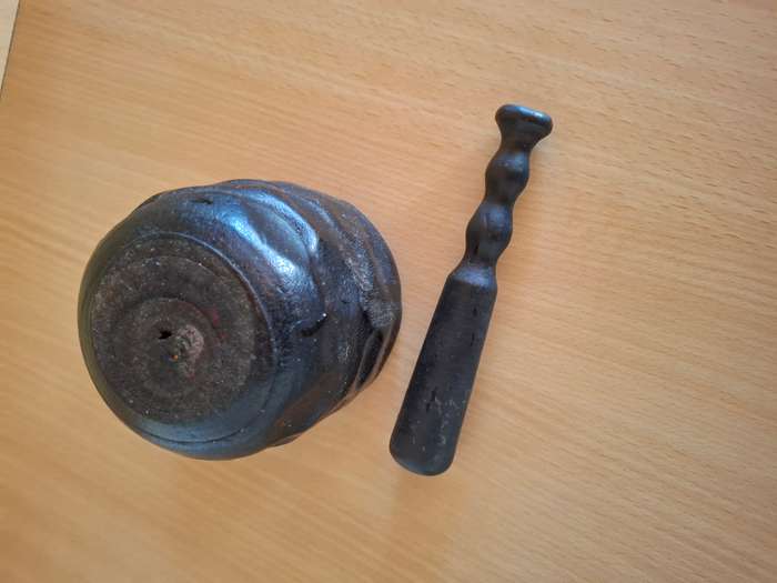 Wooden Pestle & Mortar