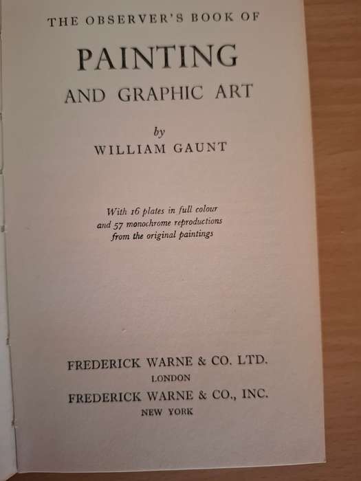 The Observer`s Book of Painting and Graphic Art  (Hardcover)