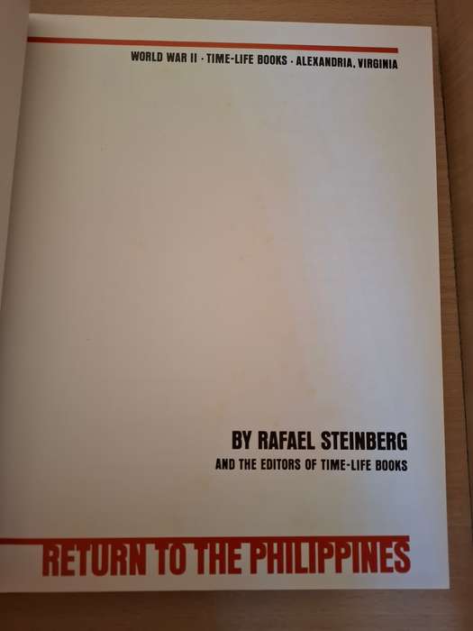 World War II Time-Life Books - Return to the Philippines by Rafael Steinberg (Hardcover)